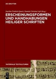 Cover von Erscheinungsformen und Handhabungen Heiliger Schriften