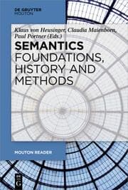 Cover von Semantics - Foundations, History and Methods