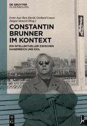 Cover von Constantin Brunner im Kontext