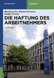 Cover von Die Haftung des Arbeitnehmers