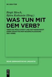 Cover von Was tun mit dem Verb?