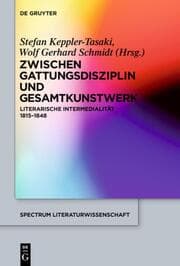 Cover von Zwischen Gattungsdisziplin und Gesamtkunstwerk