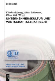 Cover von Unternehmenskultur und Wirtschaftsstrafrecht