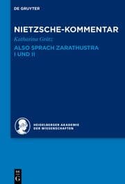 Cover von Kommentar zu Nietzsches 'Also sprach Zarathustra' I und II