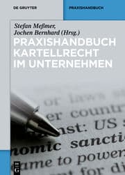 Cover von Praxishandbuch Kartellrecht im Unternehmen