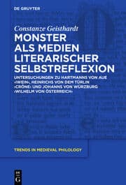 Cover von Monster als Medien literarischer Selbstreflexion