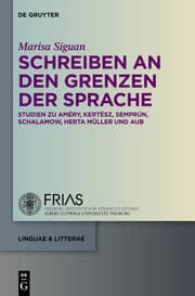 Cover von Schreiben an den Grenzen der Sprache