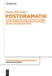 Cover von Postdramatik