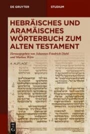 Cover von Hebräisches und aramäisches Wörterbuch zum Alten Testament