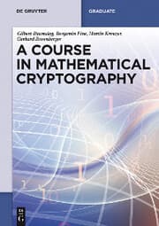 Cover von A Course in Mathematical Cryptography