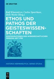Cover von Ethos und Pathos der Geisteswissenschaften