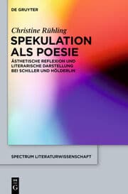 Cover von Spekulation als Poesie