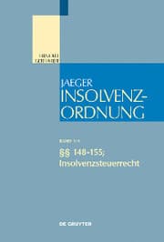 Cover von §§ 148-155; Insolvenzsteuerrecht