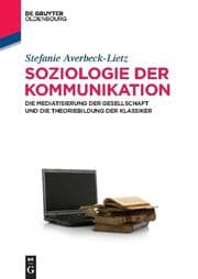 Cover von Soziologie der Kommunikation