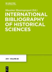 Cover von International Bibliography of Historical Sciences 80/2011