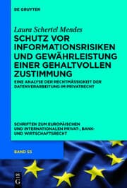 Cover von Schutz vor Informationsrisiken und Gewährleistung einer gehaltvollen Zustimmung
