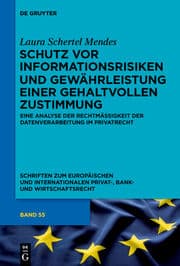 Cover von Schutz vor Informationsrisiken und Gewährleistung einer gehaltvollen Zustimmung