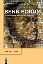 Cover von Benn Forum 2014/2015