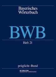 Cover von prüglicht - Bund