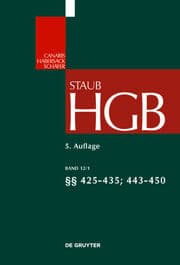 Cover von §§ 425 - 435,443 - 450