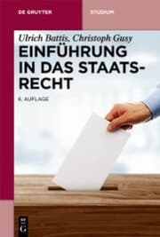Cover von Einführung in das Staatsrecht