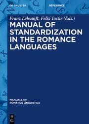 Cover von Manual of Standardization in the Romance Languages