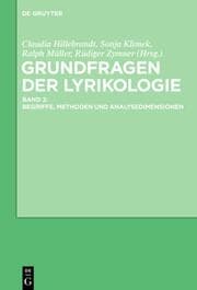 Cover von Grundfragen der Lyrikologie 2