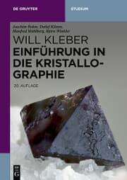 Cover von Einführung in die Kristallographie