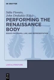 Cover von Performing the Renaissance Body