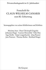 Cover von Privatrechtsdogmatik im 21. Jahrhundert