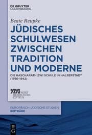 Cover von Jüdisches Schulwesen zwischen Tradition und Moderne