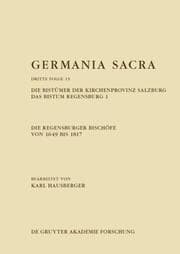 Cover von Die Regensburger Bischöfe von 1649 bis 1817