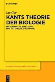 Cover von Kants Theorie der Biologie