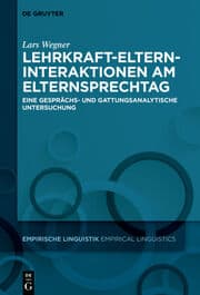 Cover von Lehrkraft-Eltern-Interaktionen am Elternsprechtag