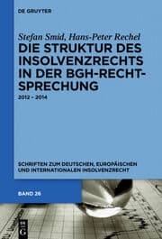 Cover von Die Struktur des Insolvenzrechts in der BGH-Rechtsprechung