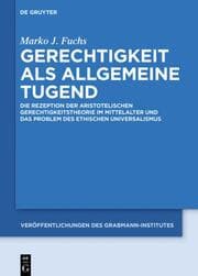 Cover von Gerechtigkeit als allgemeine Tugend