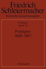 Cover von Predigten 1826-1827