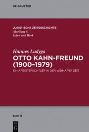 Cover von Otto Kahn-Freund (1900-1979)