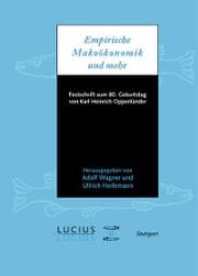 Cover von Empirische Makroökonomik und mehr