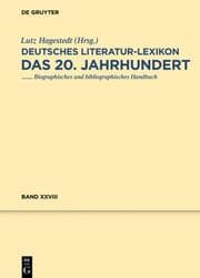 Cover von Deutsches Literatur-Lexikon Kipper-Klieneberger-Nobel