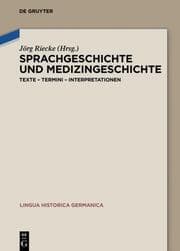 Cover von Sprachgeschichte und Medizingeschichte