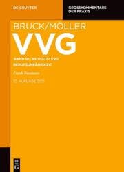 Cover von §§ 172-177 VVG