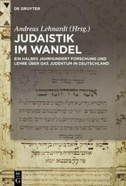 Cover von Judaistik im Wandel