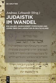 Cover von Judaistik im Wandel