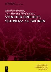 Cover von Von der Freiheit, Schmerz zu spüren