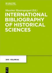 Cover von International Bibliography of Historical Sciences