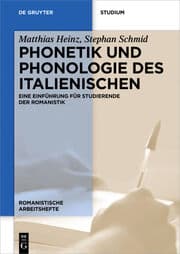 Cover von Phonetik und Phonologie des Italienischen