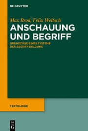 Cover von Anschauung und Begriff