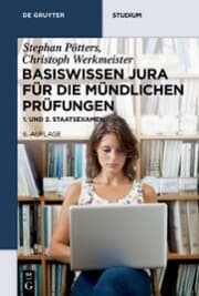 Cover von Basiswissen Jura für die mündlichen Prüfungen