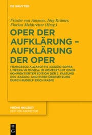 Cover von Oper der Aufklärung - Aufklärung der Oper